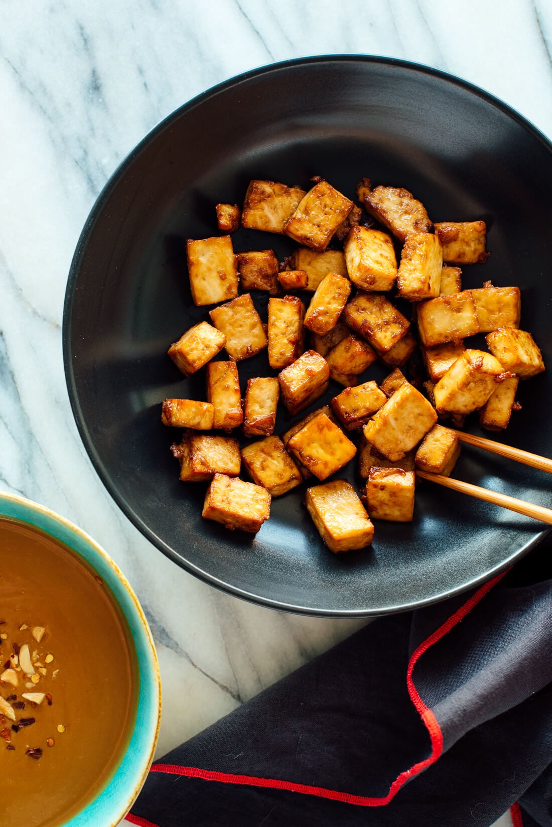 Crispy Baked Tofu: Why Pressing & Starch Are Game-Changers